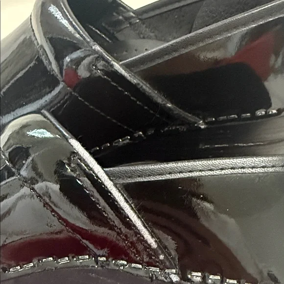 Dansko Professional Black Patent Slip-On Clog - Picture 9 of 10